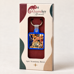 KhamaKey Moments | Cornice blu | La tua voce arriva al cuore. | confezione