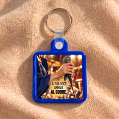 KhamaKey Moments | Cornice blu | La tua voce arriva al cuore. | frontale