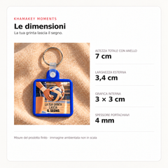 KhamaKey Moments | Cornice blu | La tua grinta lascia il segno. | dimensioni