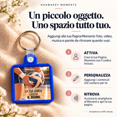 KhamaKey Moments | Cornice blu | La tua grinta lascia il segno. | funzionamento