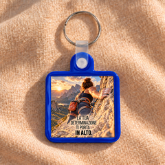 KhamaKey Moments | Cornice blu | La tua determinazione ti porta in alto. | frontale