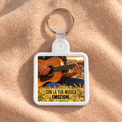 KhamaKey Moments | Cornice bianco | Con la tua musica emozioni. | frontale
