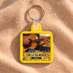 KhamaKey Moments | Cornice giallo | Con la tua musica emozioni. | frontale