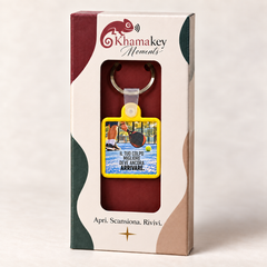 KhamaKey Moments | Cornice giallo | Il tuo colpo migliore deve ancora arrivare. | confezione