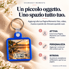 KhamaKey Moments | Cornice blu | Il tuo tempo, la tua pace. | funzionamento