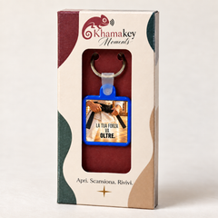 KhamaKey Moments | Cornice blu | La tua forza va oltre. | confezione