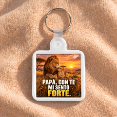 Papà, con te mi sento forte. · frontale bianco