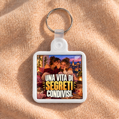 KhamaKey Moments | Cornice bianco | Una vita di segreti condivisi. | frontale