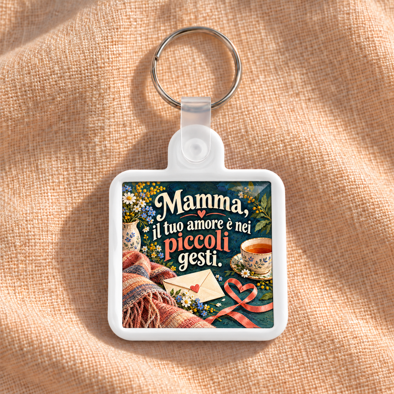 Mamma, il tuo amore è nei piccoli gesti. · frontale bianco