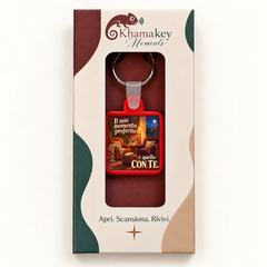KhamaKey Moments | Cornice rosso | Il mio momento preferito è quello con te. | confezione