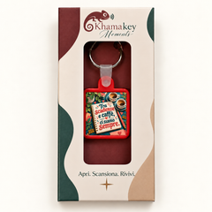 KhamaKey Moments | Cornice rosso | Tra scadenze e caffè, ci siamo sempre. | confezione